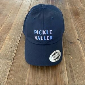 Pickleball Hat Navy Blue Adjustable Cap Pickleballer Gift NWOT